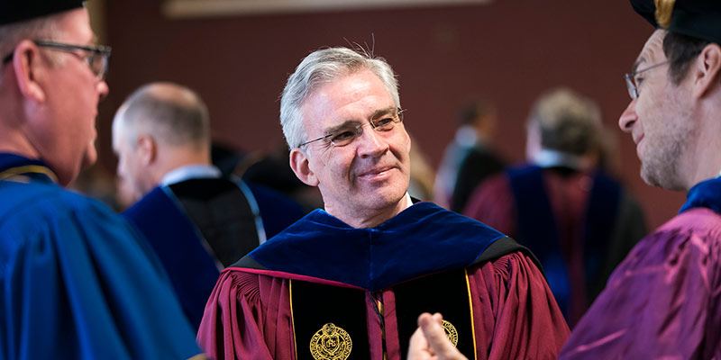 President Carey in Iona Robes.