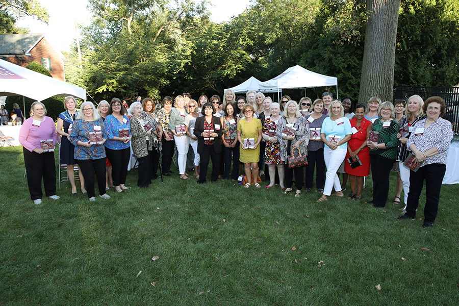 The kickoff party for 50 years of women.